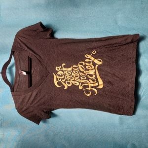 Worn once, It's a great day for hockey v-neck tshirt, Charlotte Checkers